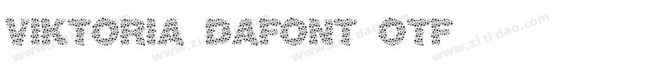 Viktoria Dafont otf字体转换